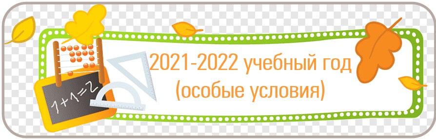 2021-2022 учебный год(особые условия)